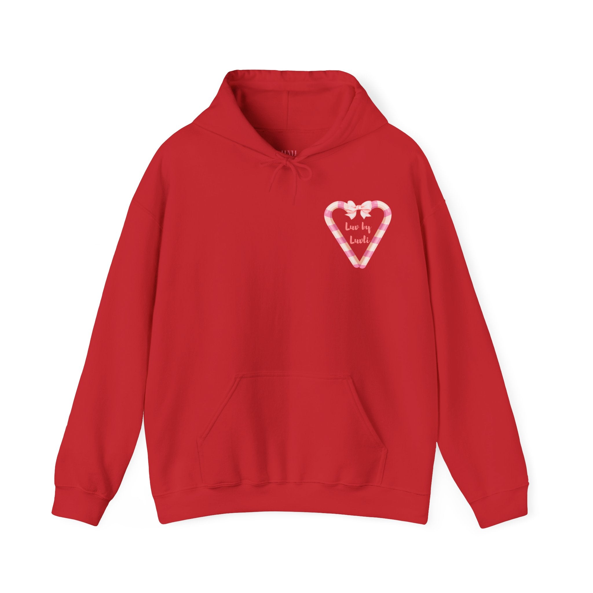 LUVLI Candy Cane Heart Hoodie