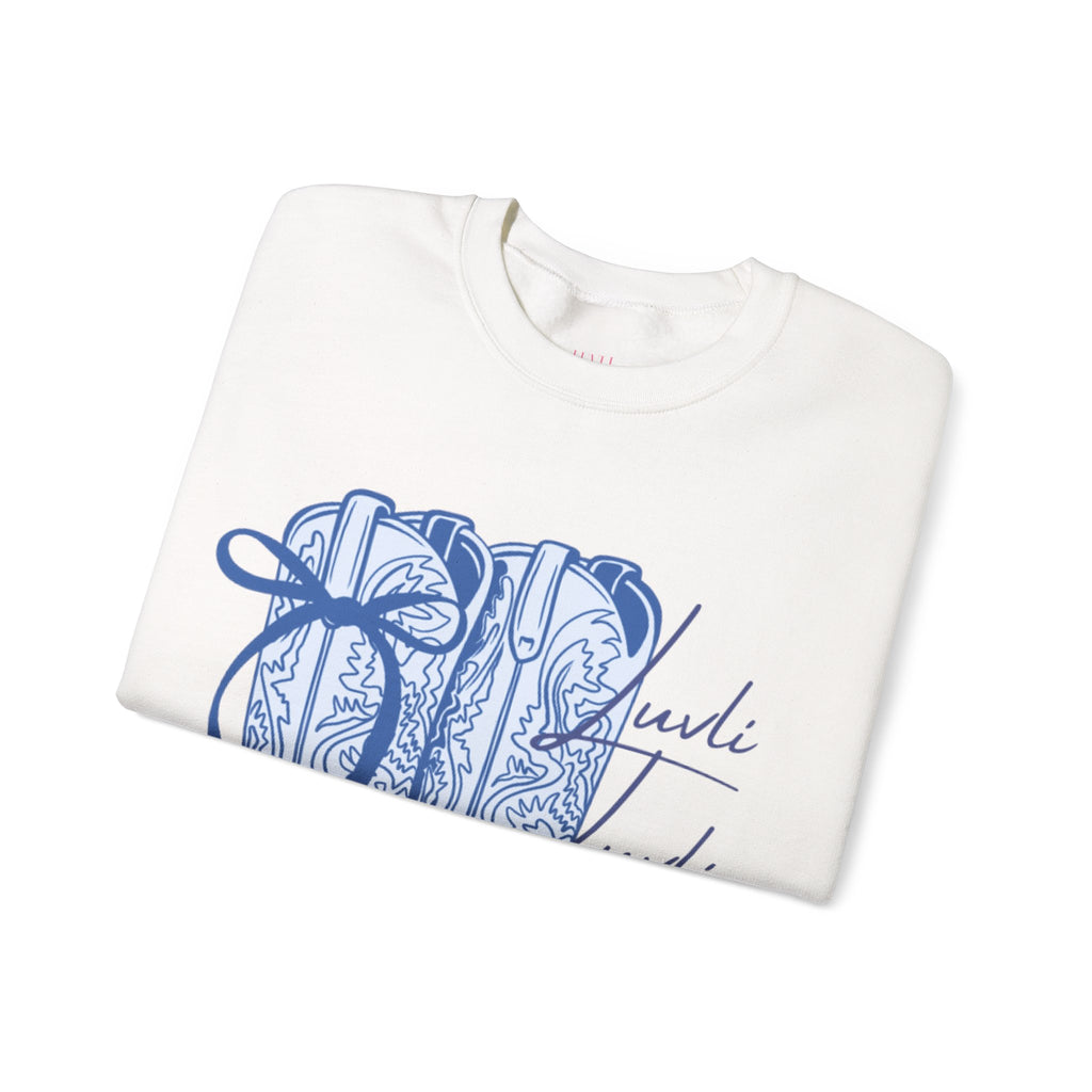 LUVLI Cowgirl Boots Crewneck
