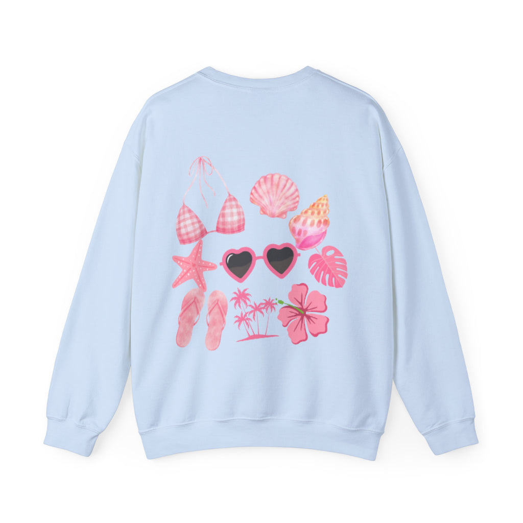 LUVLI Pink Beach Crewneck