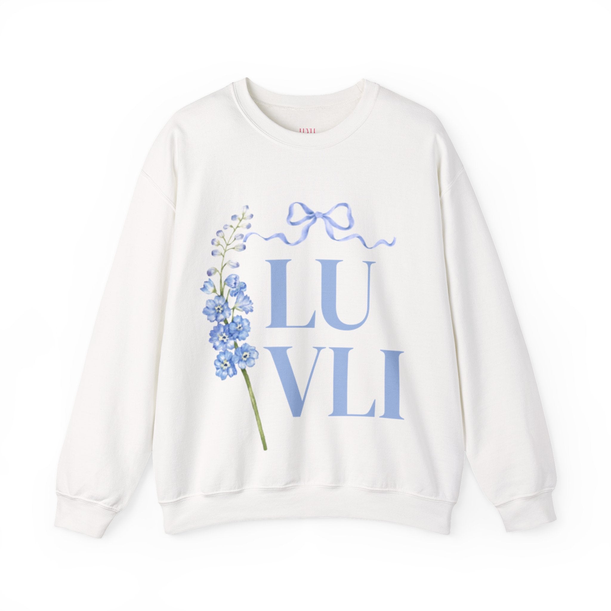 LUVLI Floral Bow Crewneck