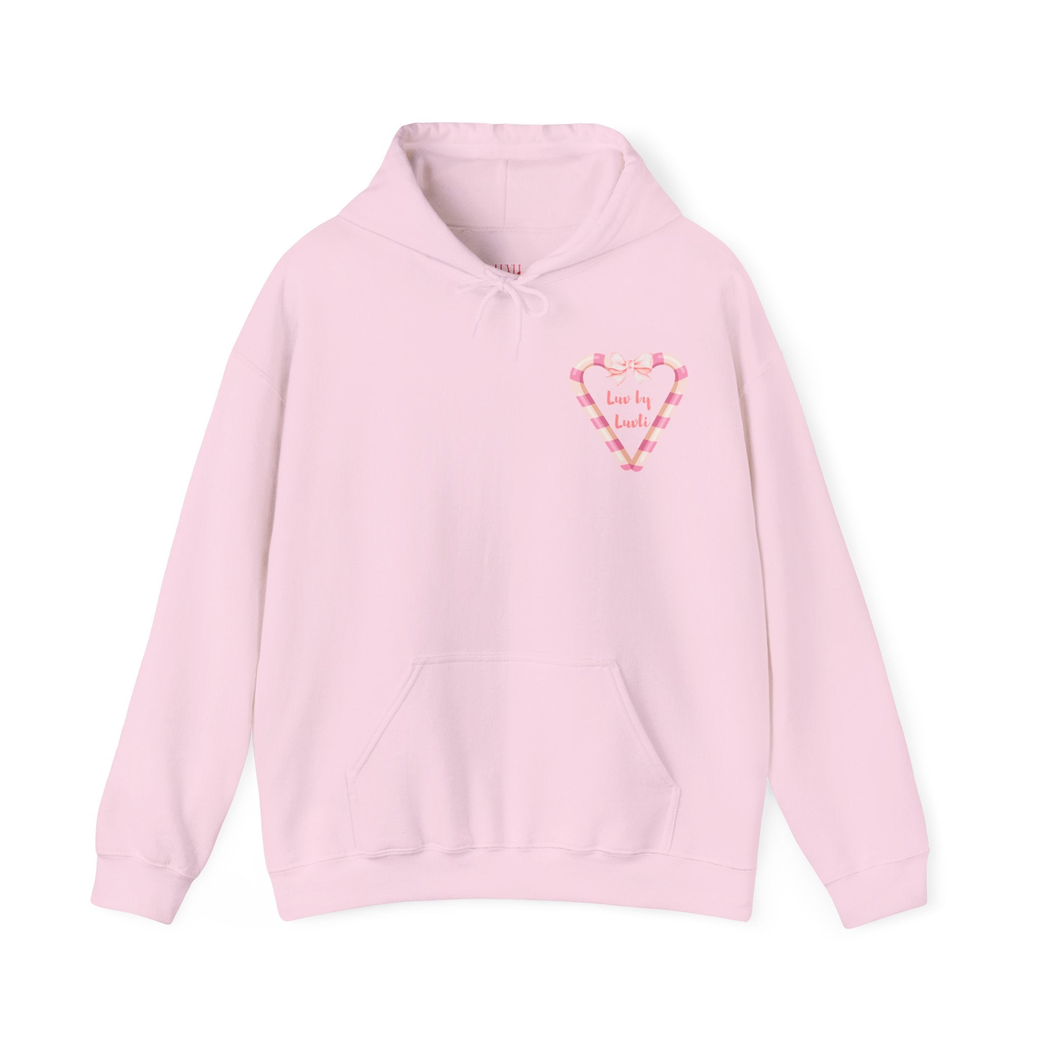 LUVLI Candy Cane Heart Hoodie