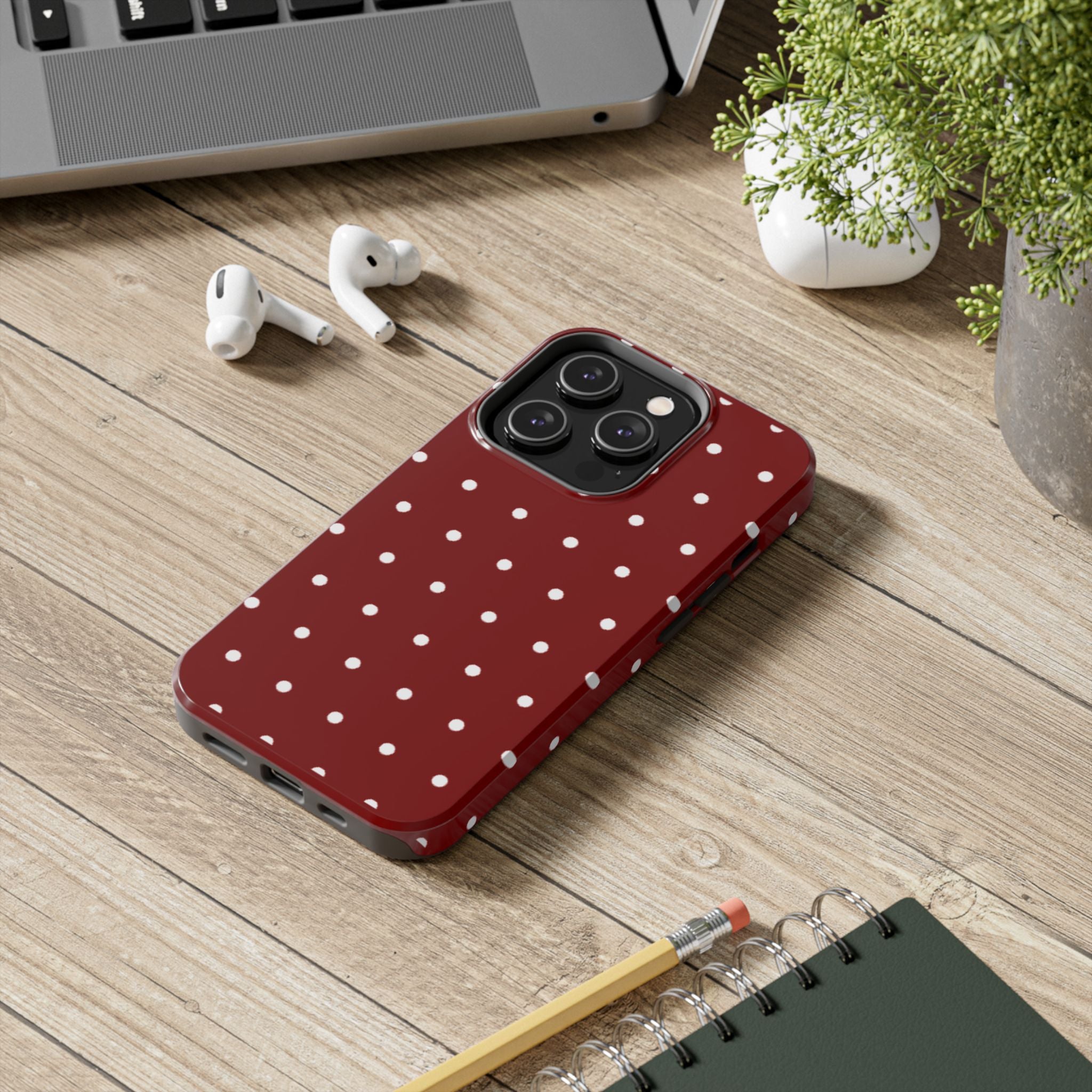 LUVLI Red Polka Dot Case