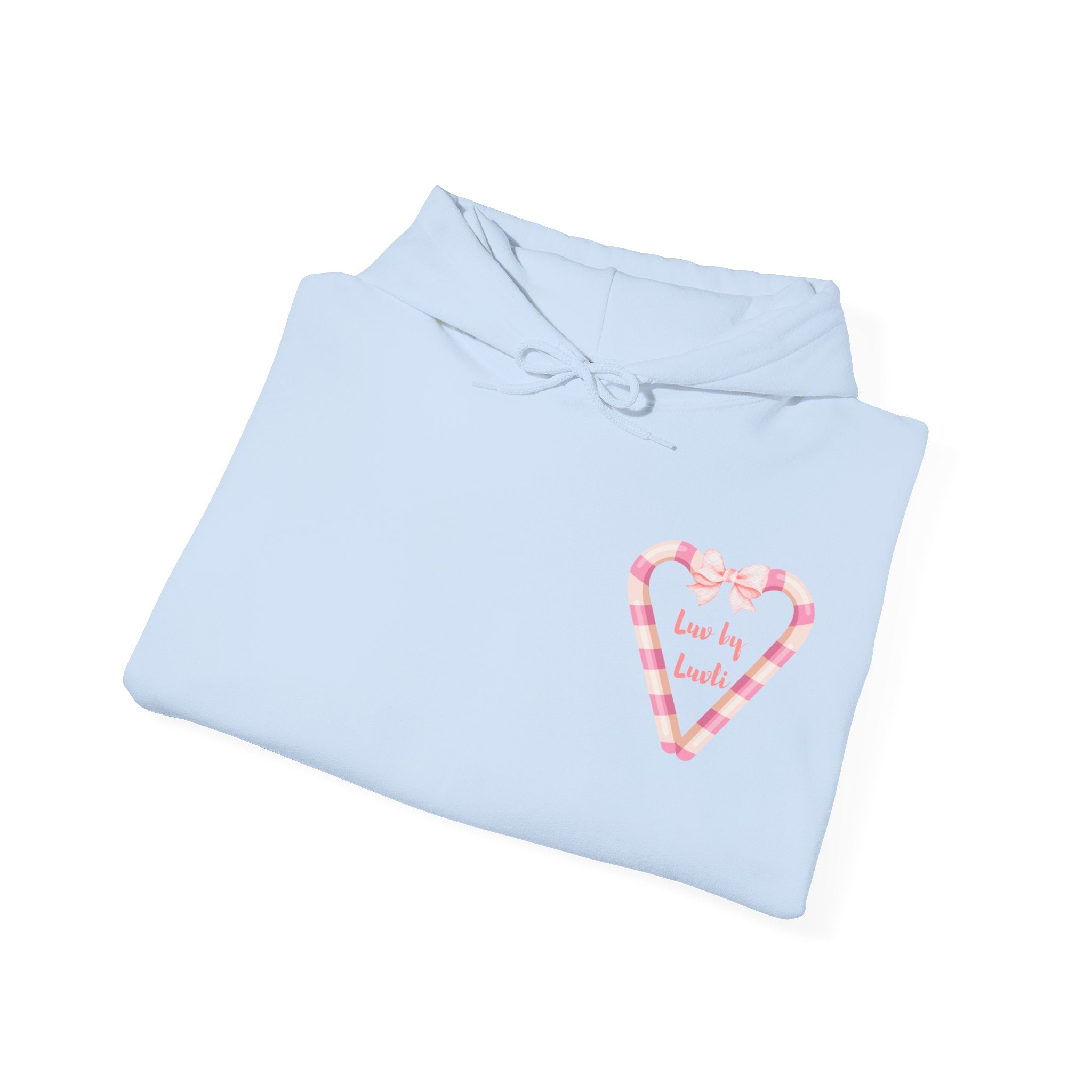 LUVLI Candy Cane Heart Hoodie