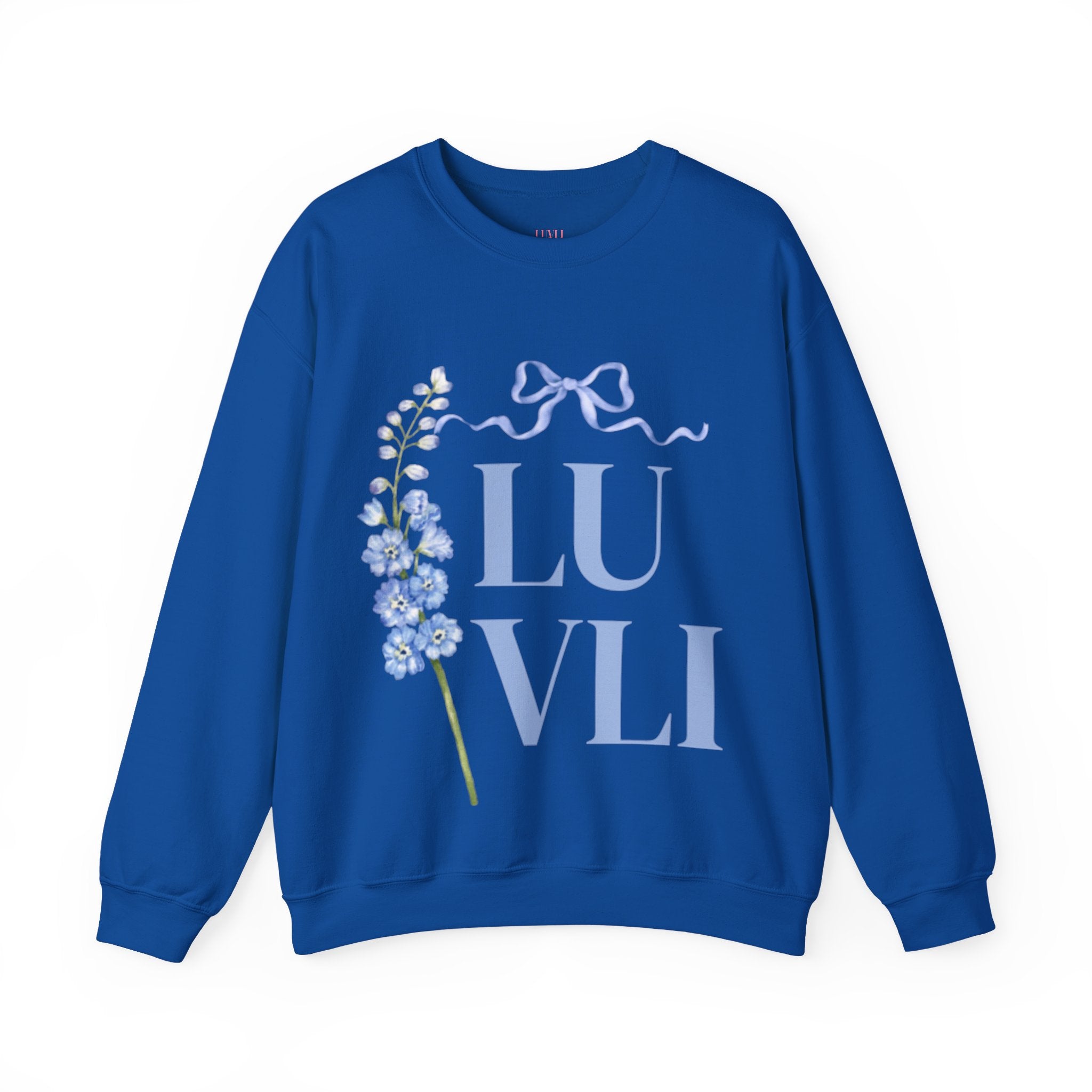 LUVLI Floral Bow Crewneck