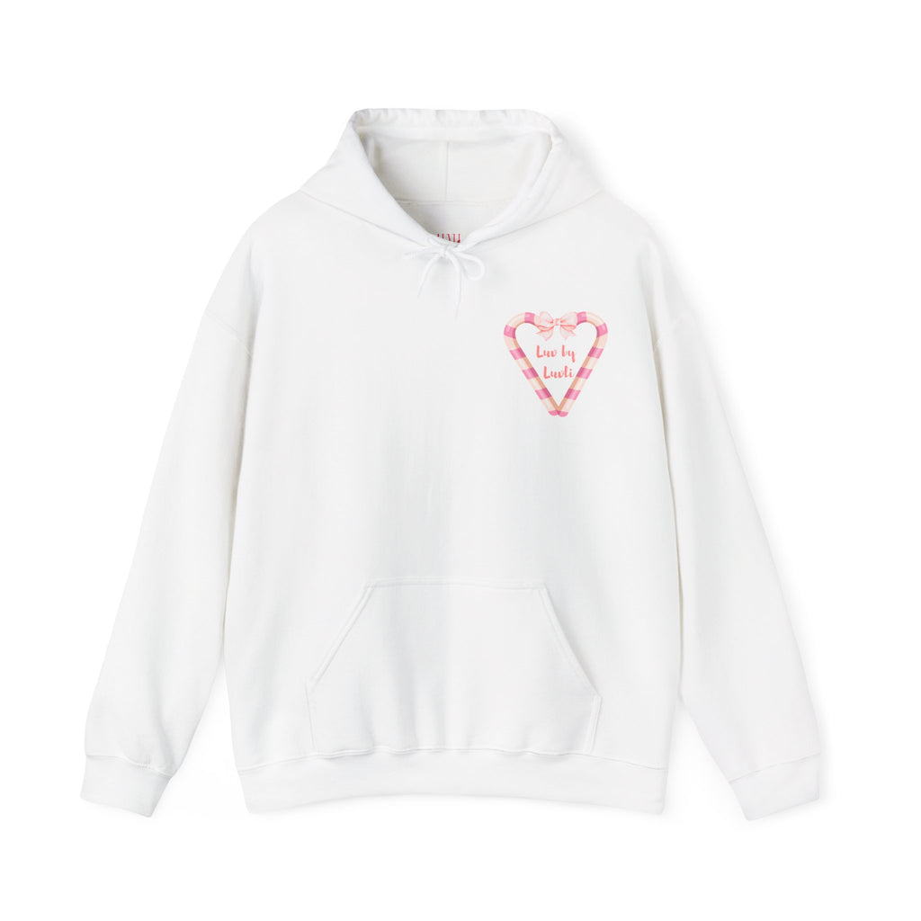 LUVLI Candy Cane Heart Hoodie