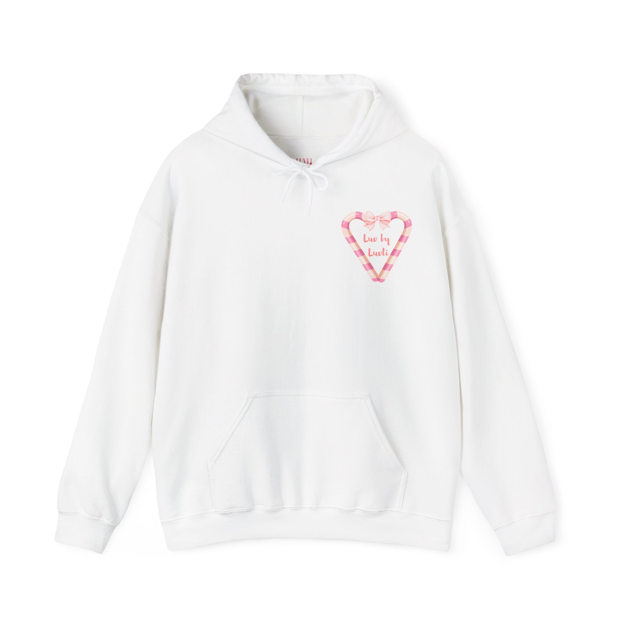 LUVLI Candy Cane Heart Hoodie