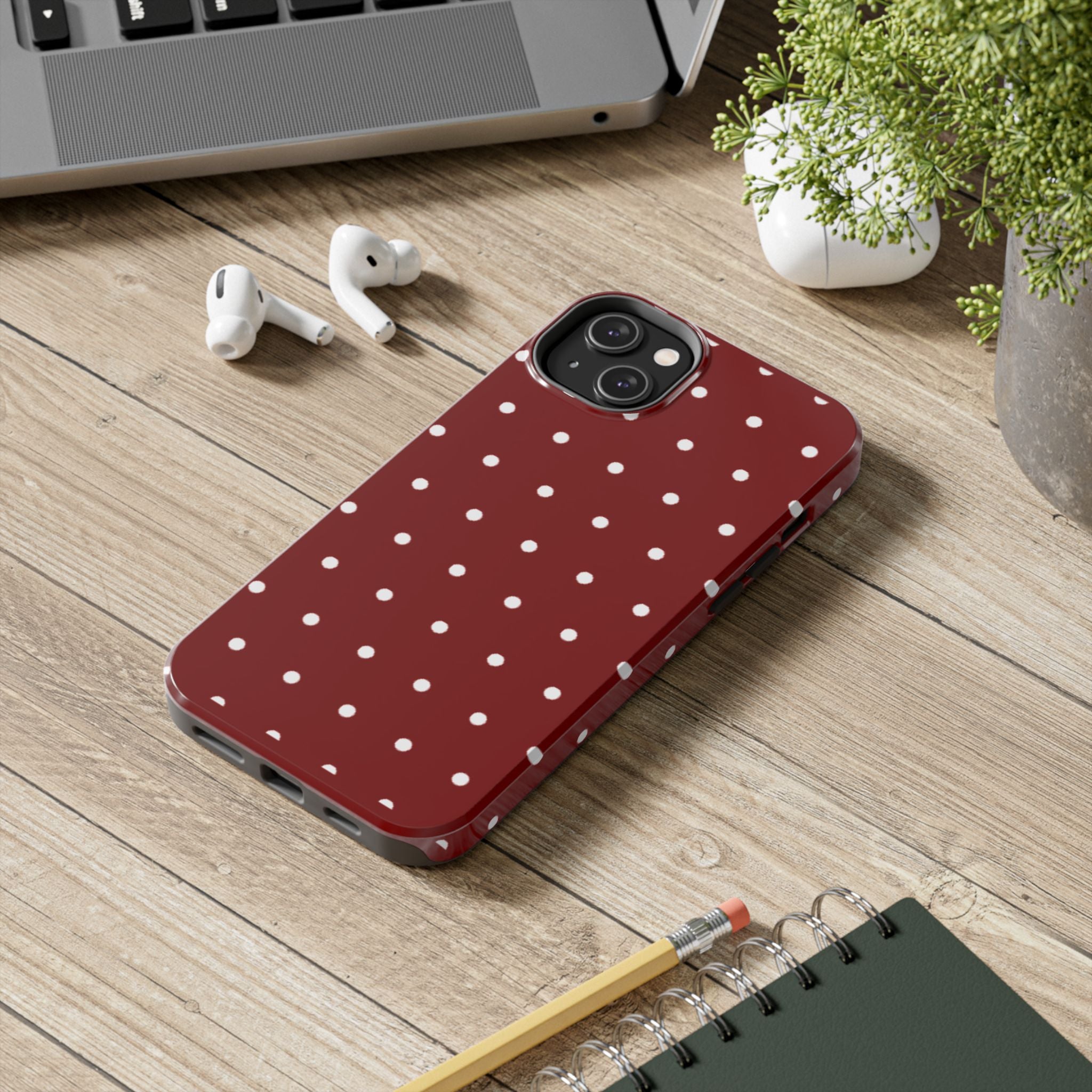 LUVLI Red Polka Dot Case