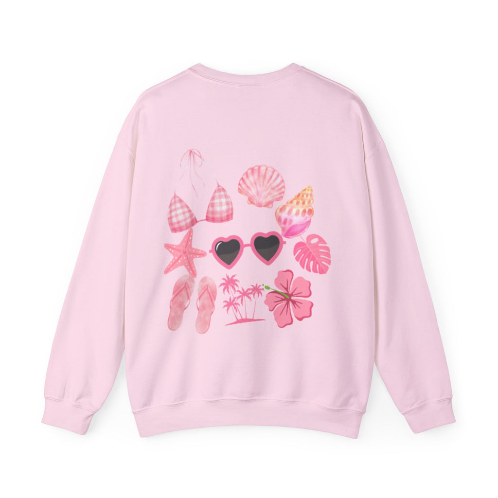 LUVLI Pink Beach Crewneck