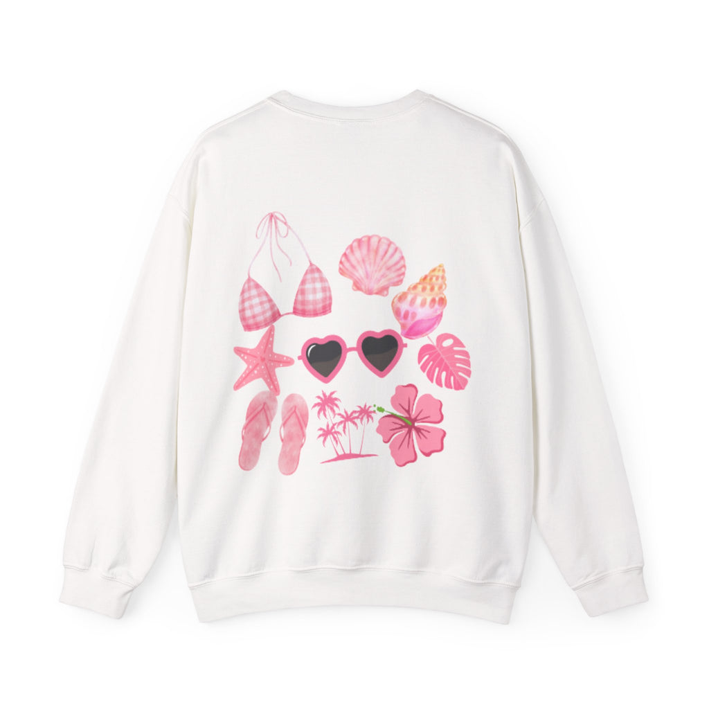 LUVLI Pink Beach Crewneck