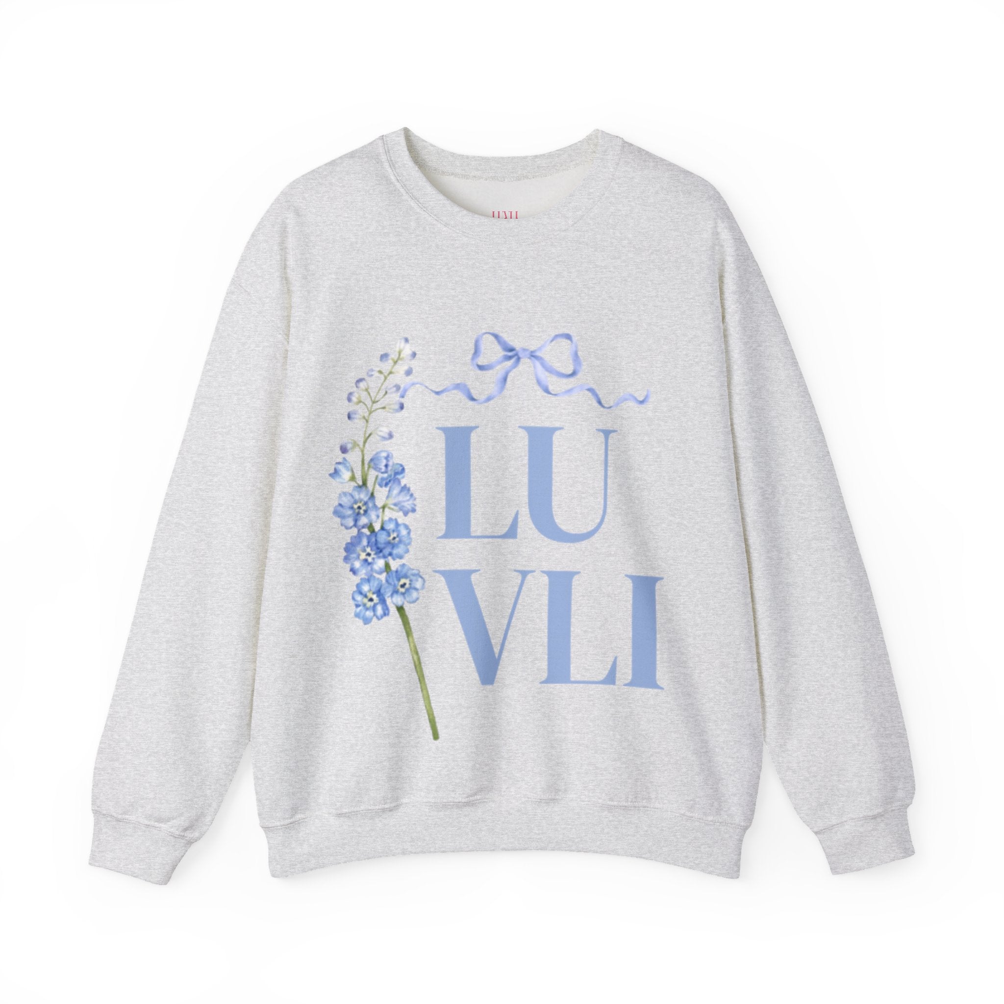 LUVLI Floral Bow Crewneck