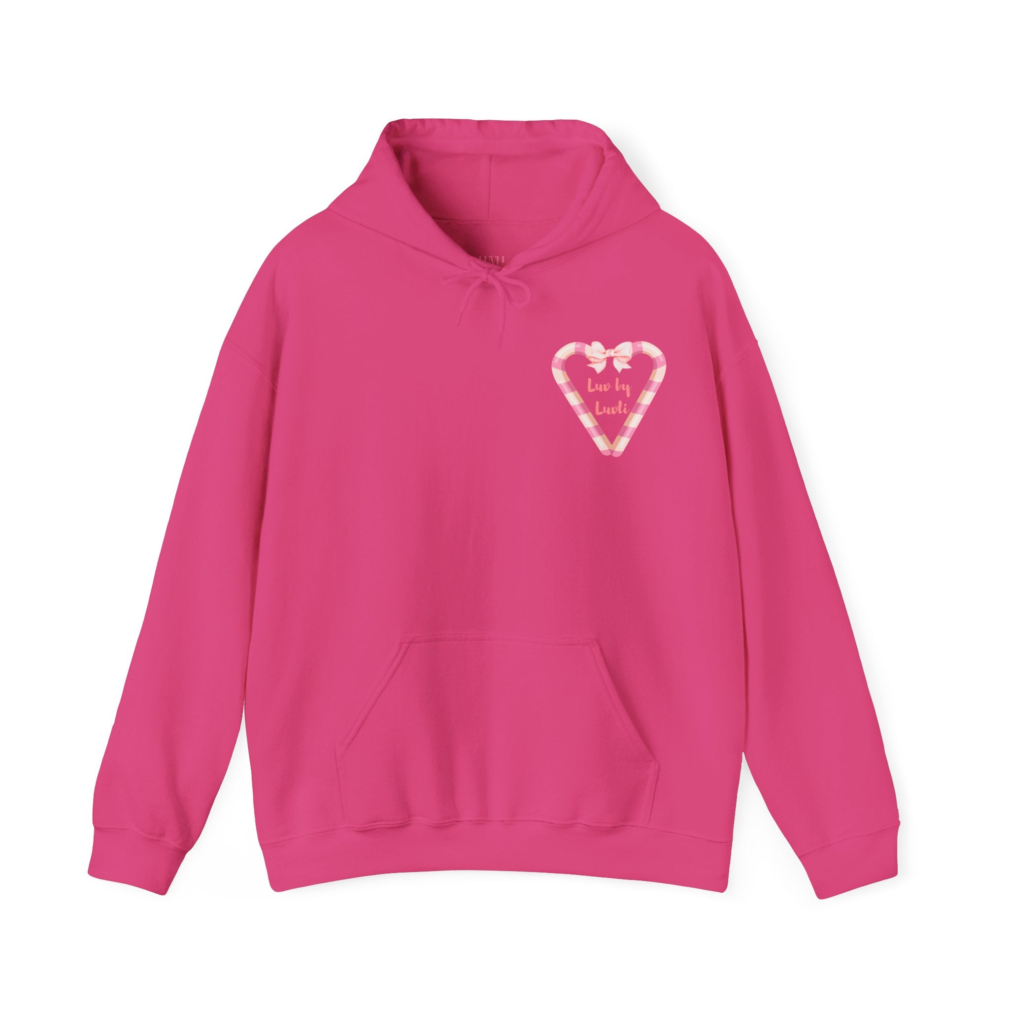 LUVLI Candy Cane Heart Hoodie