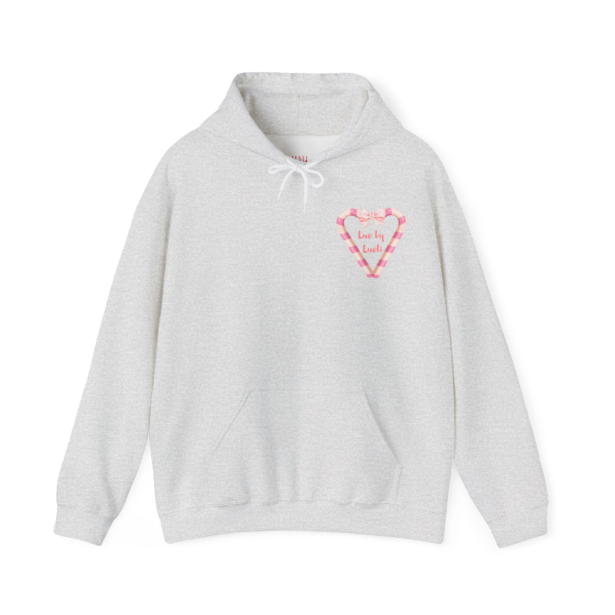 LUVLI Candy Cane Heart Hoodie