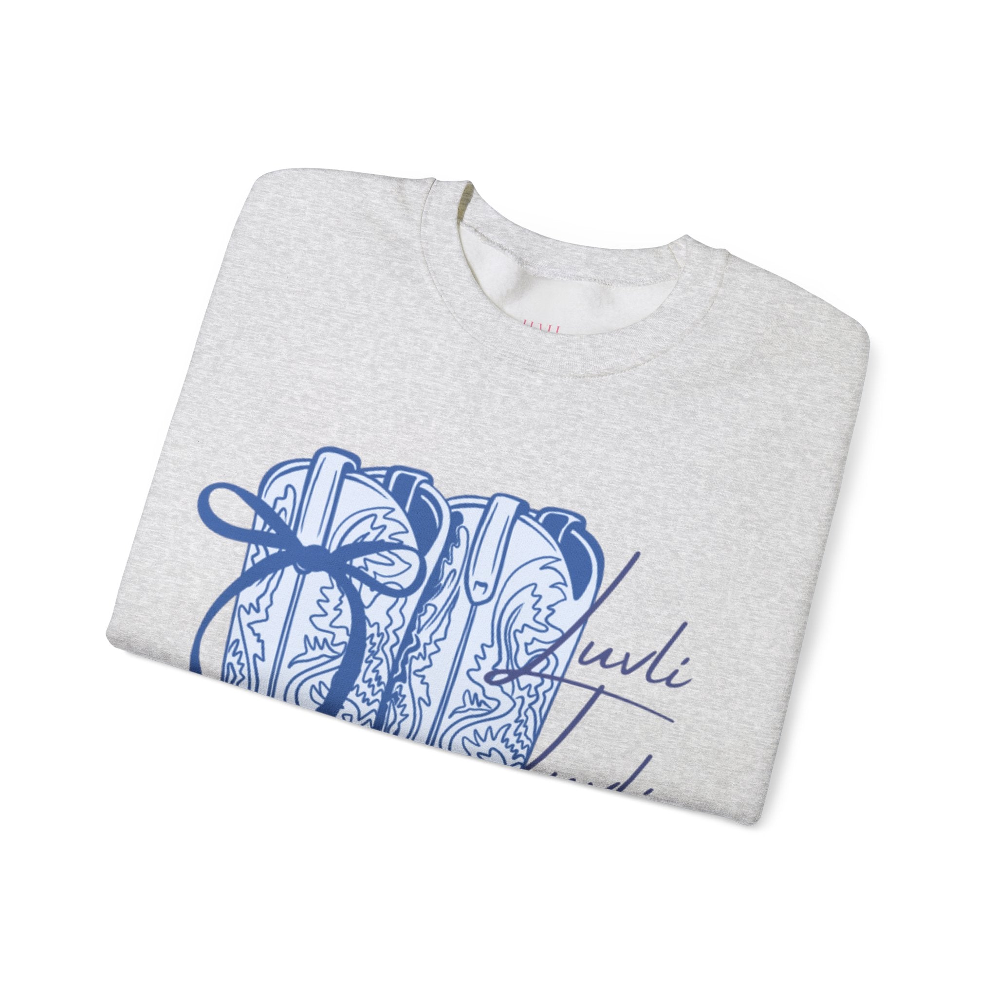 LUVLI Cowgirl Boots Crewneck