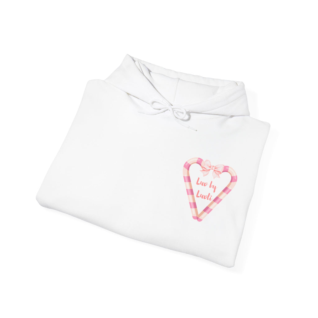 LUVLI Candy Cane Heart Hoodie
