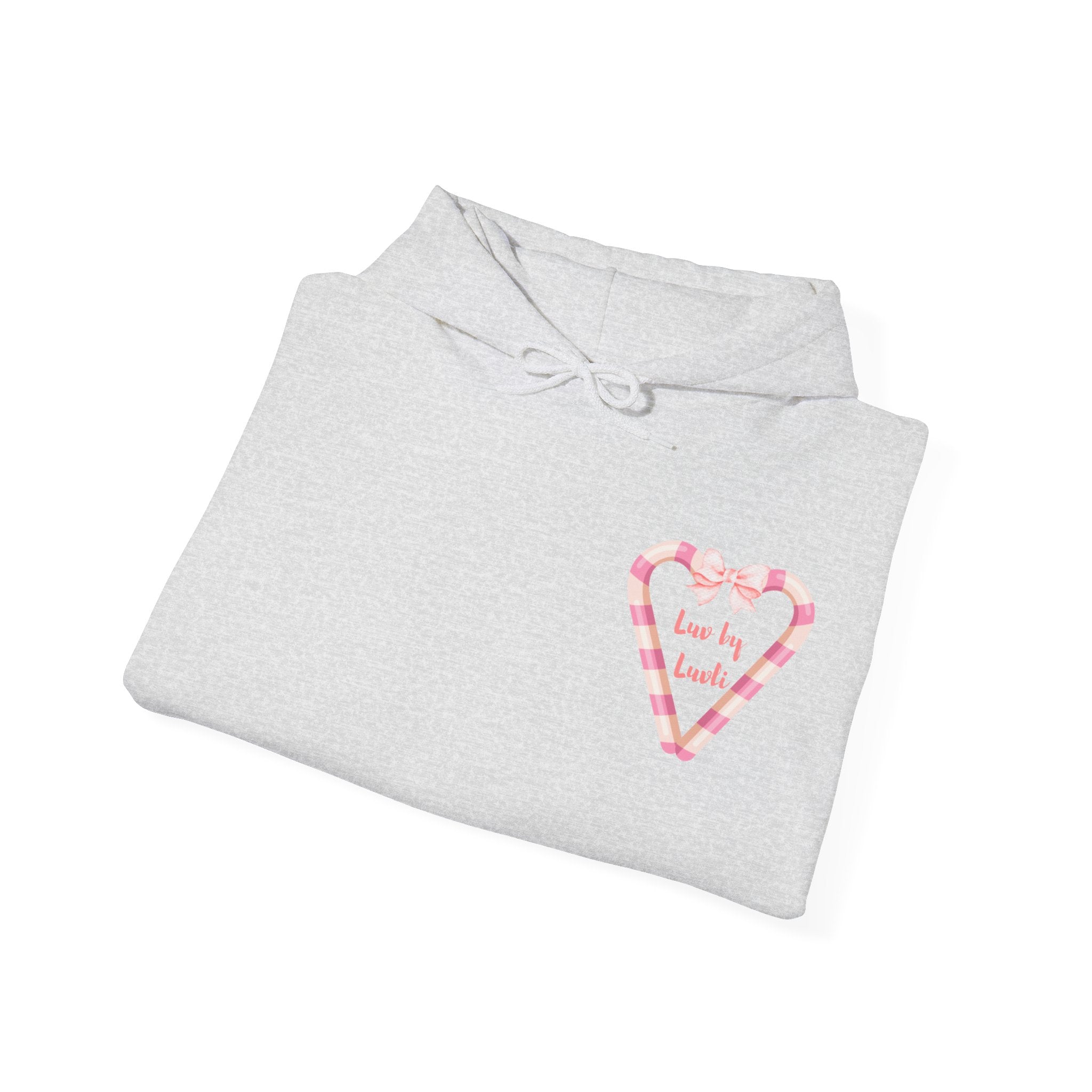 LUVLI Candy Cane Heart Hoodie