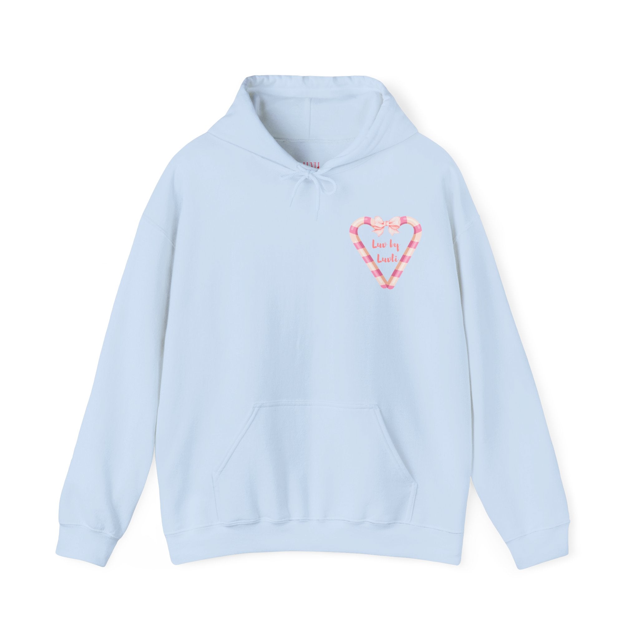 LUVLI Candy Cane Heart Hoodie