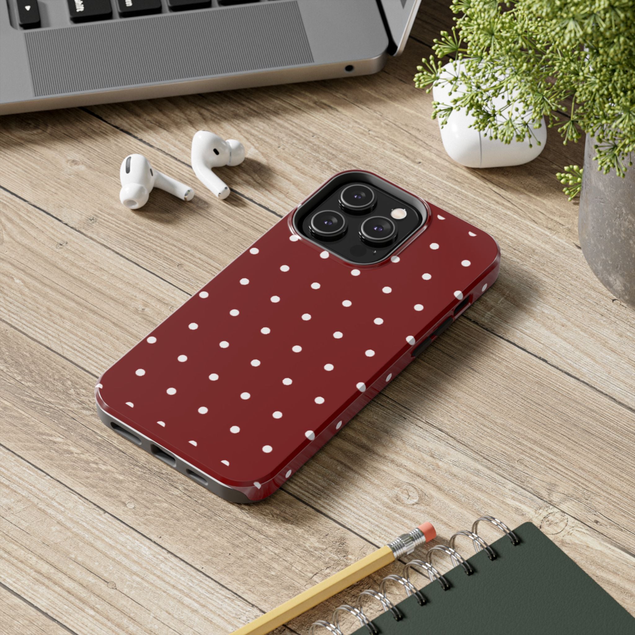 LUVLI Red Polka Dot Case
