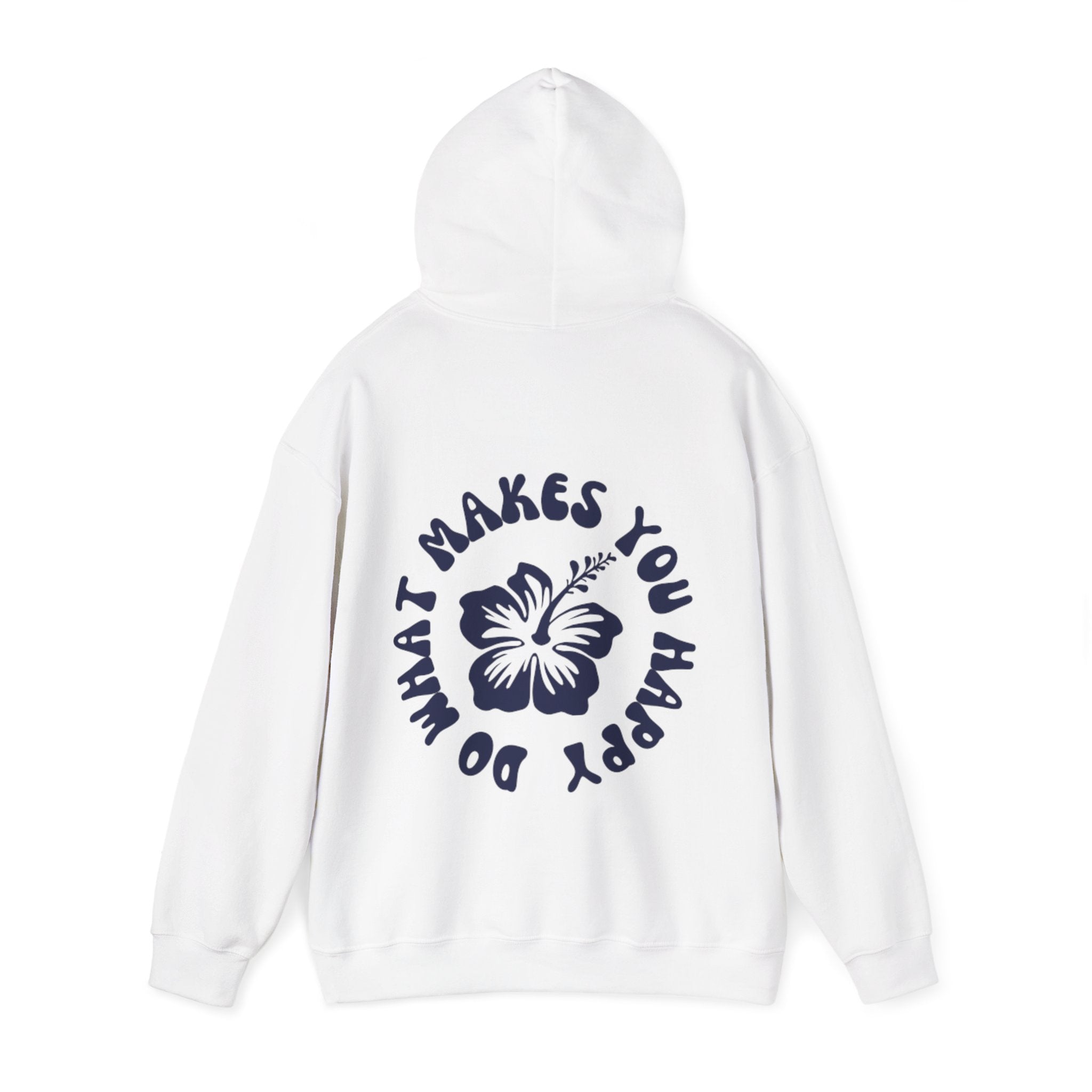 LUVLI White and Navy Hoodie