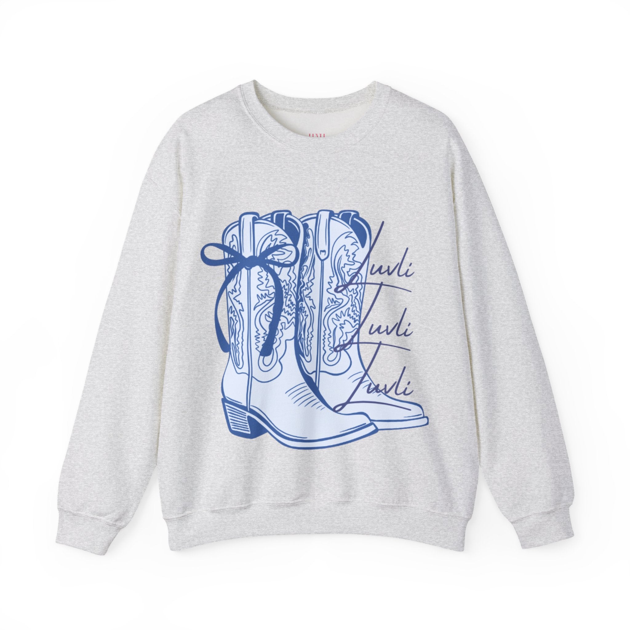 LUVLI Cowgirl Boots Crewneck
