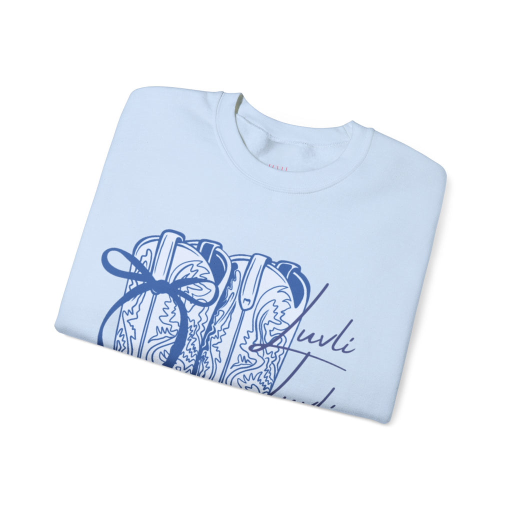LUVLI Cowgirl Boots Crewneck