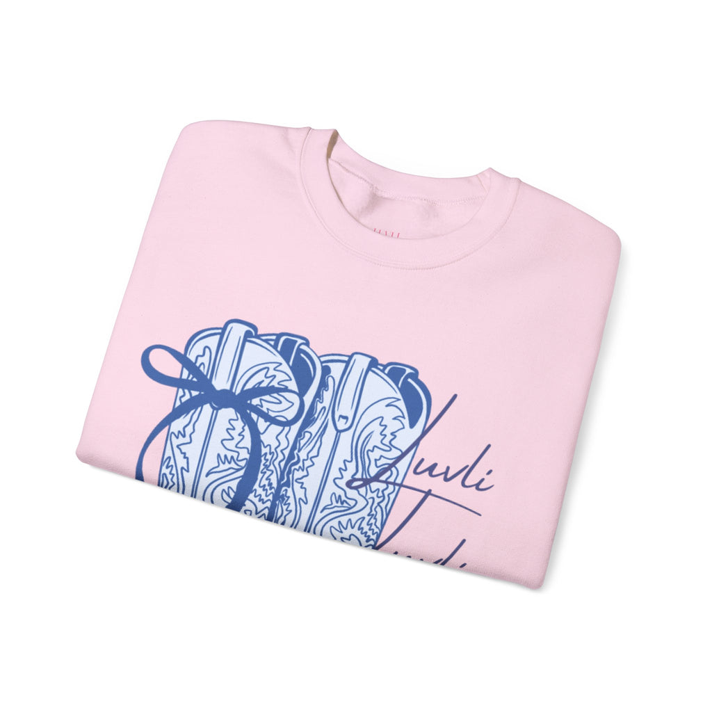 LUVLI Cowgirl Boots Crewneck